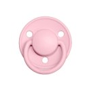 BIBS DE LUX BABY PINK Smoczek uspokajający silikonowy ONE SIZE