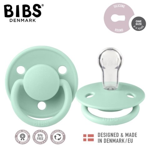 BIBS DE LUX NORDIC MINT Smoczek uspokajający silikonowy ONE SIZE