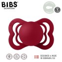 BIBS SUPREME 2-PACK CORAL & RUBY S Smoczek symetryczny kauczuk Hevea