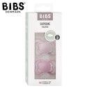 BIBS SUPREME 2-PACK DUSKY LILAC & HEATHER M Smoczek symetryczny kauczuk Hevea