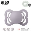 BIBS SUPREME 2-PACK FOSSIL GREY & MAUVE S Smoczek symetryczny kauczuk Hevea