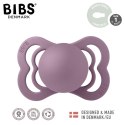 BIBS SUPREME 2-PACK FOSSIL GREY & MAUVE S Smoczek symetryczny kauczuk Hevea