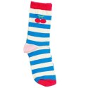 Rockahula Kids 2 pary skarpetek dla dziewczynki Cherry Stripe roz 17-19 cm