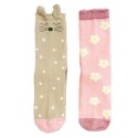 Rockahula Kids 2 pary skarpetek dla dziewczynki Flora Bunny roz 17-19 cm