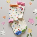 Rockahula Kids 2 pary skarpetek dla dziewczynki Rainbow Hearts roz 17-19 cm