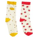 Rockahula Kids 2 pary skarpetek dla dziewczynki Strawberry Bee roz 20-23 cm