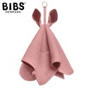 BIBS CUDDLE CLOTH KANGAROO DUSTY PINK Pieluszka przytulanka z zawieszką na smoczek