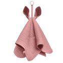 BIBS CUDDLE CLOTH KANGAROO DUSTY PINK Pieluszka przytulanka z zawieszką na smoczek