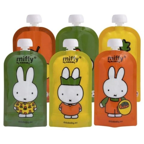 DIDOBABY 6 PACK Saszetki wielorazowe MIFFY