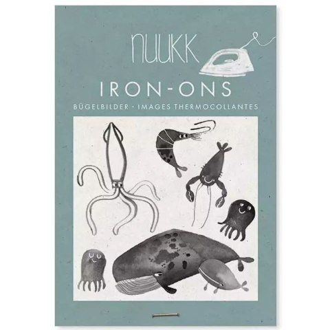 NUUKK - naprasowanka na ubranka dziecięce WHALE AND HIS FRIENDS NUUKK - naprasowanka na ubranka dziecięce WHALE AND HIS FRIENDS