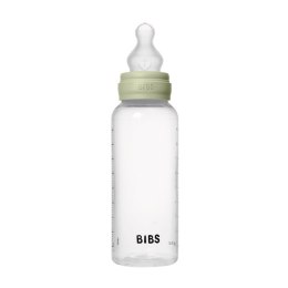 BIBS BUTELKA PLASTIC PP ze smoczkiem antykolkowym z silikonu medycznego, pojemność 270 ml, SAGE