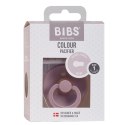 BIBS COLOUR PINK PLUM S Smoczek Uspokajający kauczuk Hevea