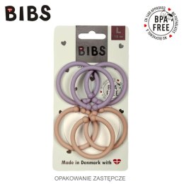 BIBS LOOPS 6-PACK - PEACH & HEATHER