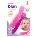 ChooMee Flexi Dip Pink & Purple 2 PACK Intuicyjna łyżeczka silikonowa niekapek do nauki jedzenia