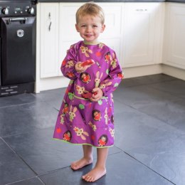 Tidy Tot - śliniak fartuszkowy długi z kieszonką Coverall Bib Plum Purple