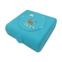 Carl Oscar Kids Sandwich Box Pojemnik na przekąski i kanapki Turquoise - Giraffe