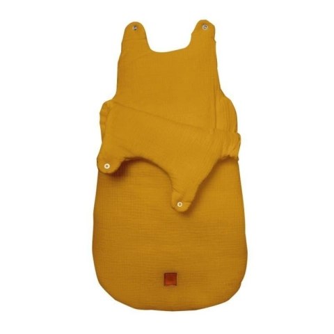 Hi Little One śpiworek dla Noworodka muślin TOG 3,0 ONE BAG Mustard roz S