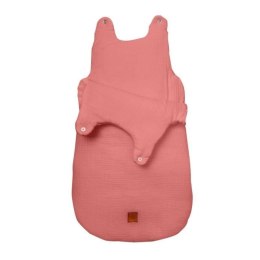 Hi Little One śpiworek dla Noworodka muślin TOG 3,0 ONE BAG Salmon roz S