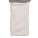 Hi Little One śpiworek dwustronny z nogawkami TOG 1,5 BIO muślin SLIM BAG GREY/MINT roz M