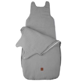 Hi Little One śpiworek dla Niemowlaka muślin TOG 3,0 ONE BAG Grey roz M