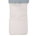 Hi Little One śpiworek dwustronny z nogawkami TOG 1,5 BIO muślin SLIM BAG BABY BLUE/JEANS roz S