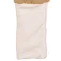 Hi Little One śpiworek dwustronny z nogawkami TOG 1,5 BIO muślin SLIM BAG BEIGE/WHITE roz S