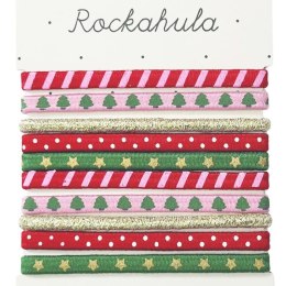 Rockahula Kids gumki do włosów dla dziewczynki 10 szt. Jolly Xmas Elastic