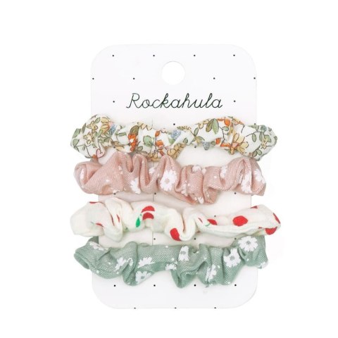 Rockahula Kids gumki do włosów dla dziewczynki 4 szt. Bramble Scrunchie