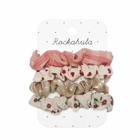 Rockahula Kids gumki do włosów dla dziewczynki 4 szt. Wildflower Scrunchie