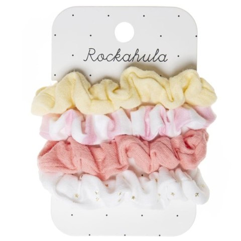 Rockahula Kids gumki scrunchie do włosów dla dziewczynki 4 szt. Bonbon