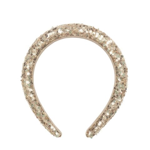 Rockahula Kids opaska do włosy dla dziewczynki Gold Sequin Padded Headband