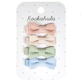 Rockahula Kids spinki do włosów dla dziewczynki 4 szt. Meadow Linen Bow