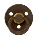 BIBS COLOUR 2-PACK MOCHA & DARK OAK S Smoczek Uspokajający kauczuk Hevea