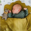 Hi Little One kołderka rożek z podusią z oddychającej organicznej BIO bawełny Grey